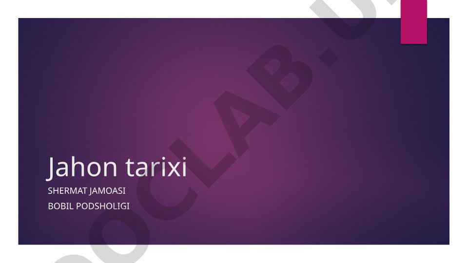 Bobilda Hammurapi qonunlari va podsholik tarixi