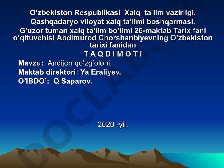 Andijon qo'zg'oloni