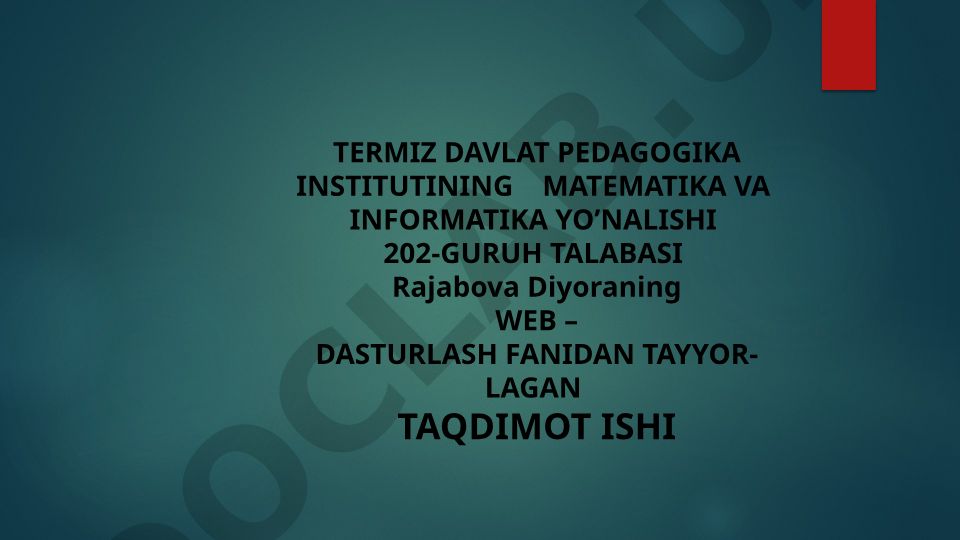 Jadval yaratish. Stillar jadvali, shriftlar, maxsus belgilar. Tasvirlar va murojaatlar kartasining qo‘shimcha xususiyatlari