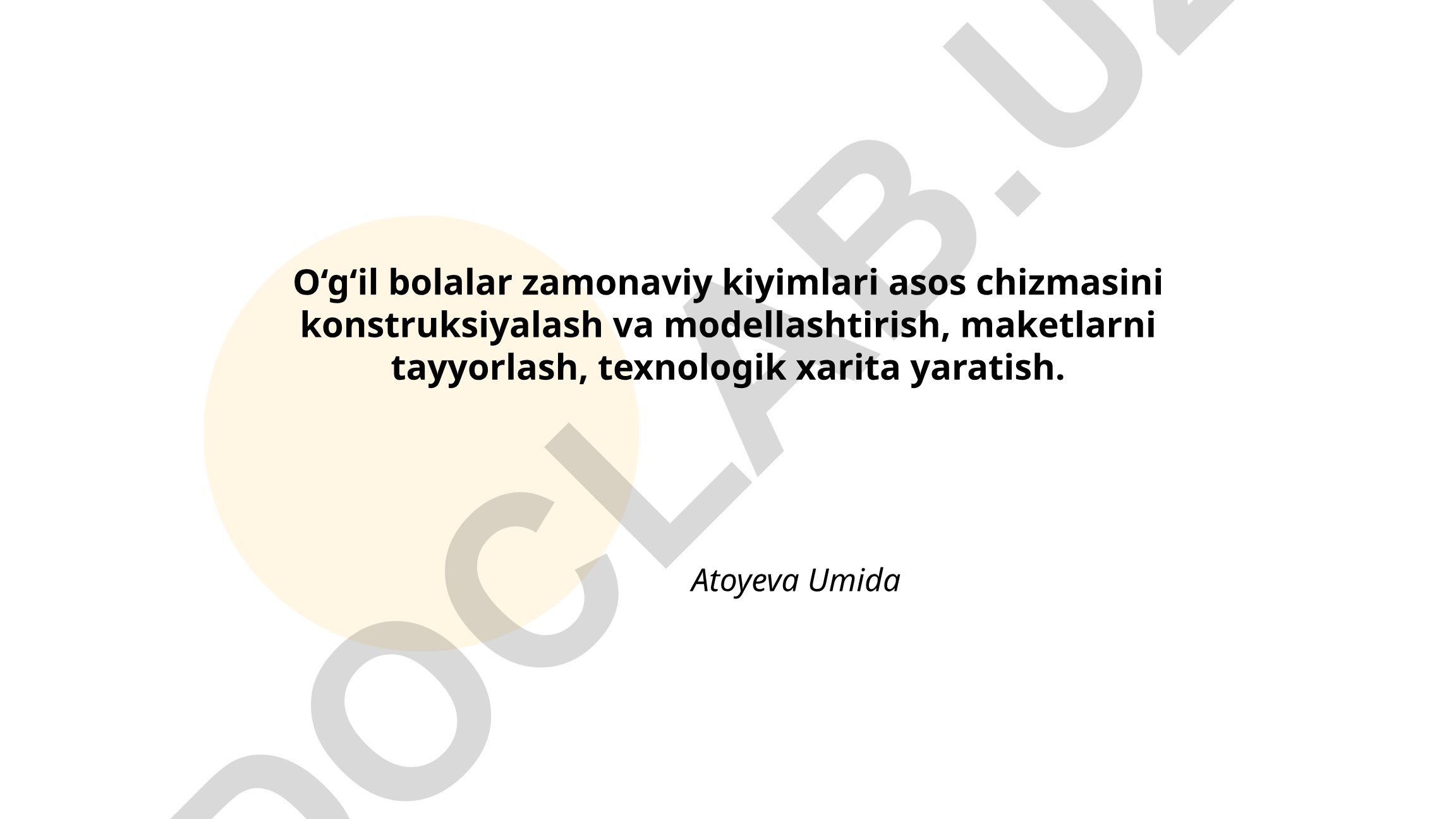 O‘g‘il bolalar zamonaviy kiyimlari asos chizmasini konstruksiyalash va modellashtirish