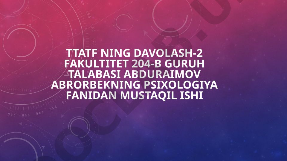 Qobilyatning rivojlanishiga ta'sir etuvchi omillar