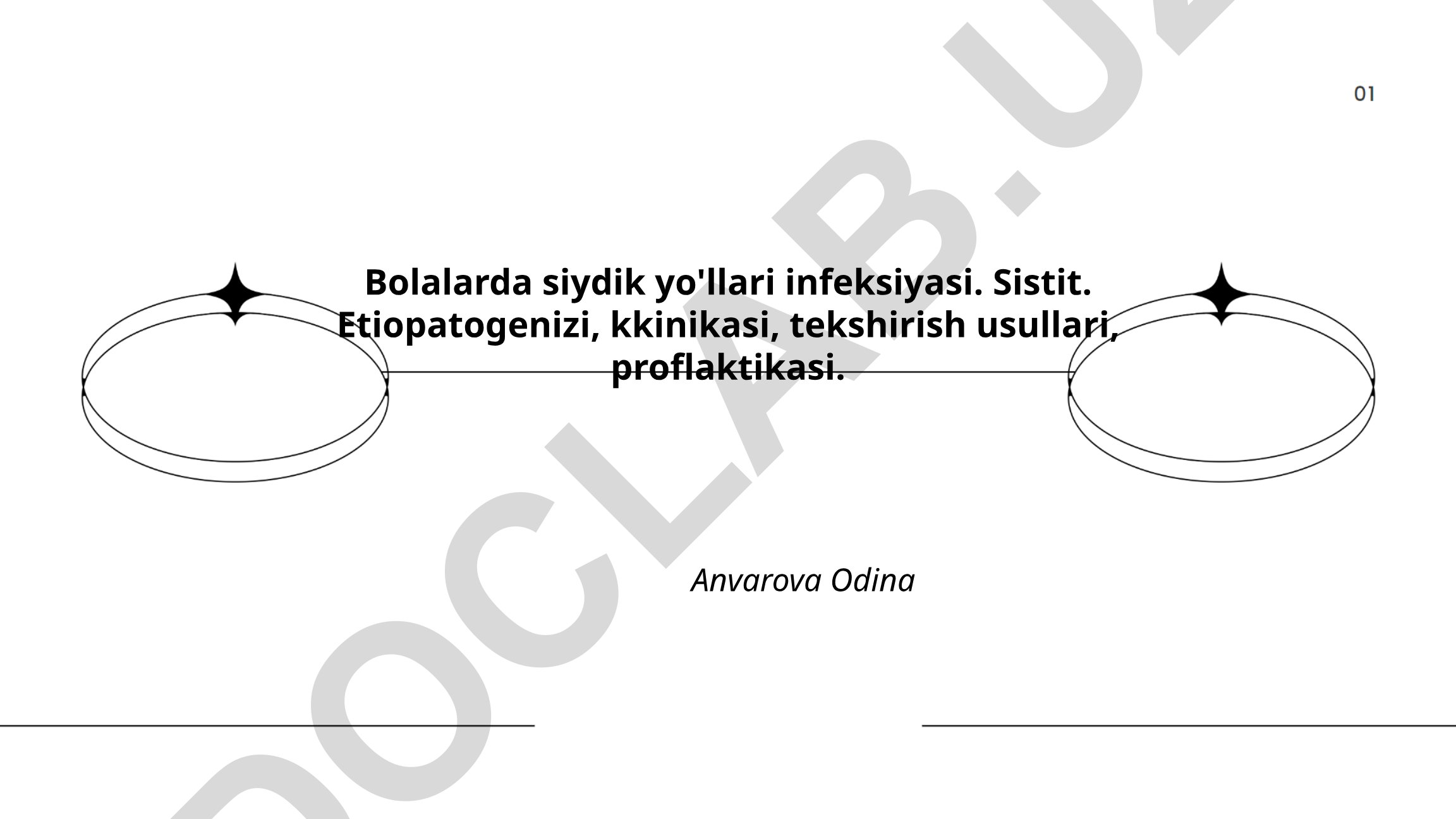 Bolalarda siydik yo'llari infeksiyasi va sistit