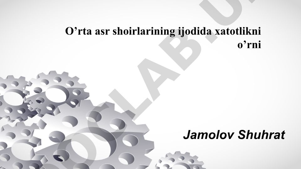 O’rta asr shoirlarining ijodida xattotlik san’ati