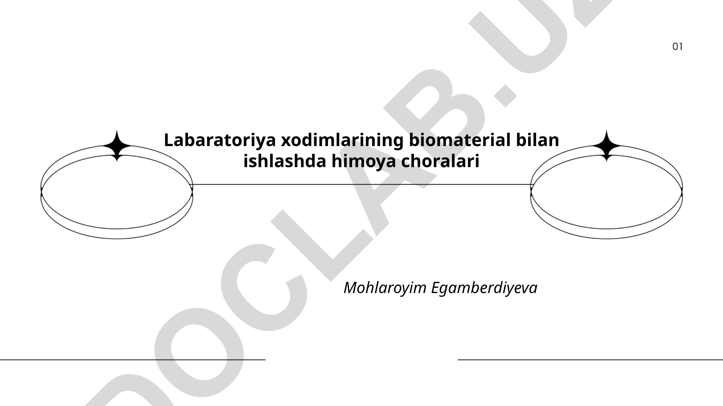 Laboratoriya xodimlarining biomaterial bilan ishlashda himoya choralari