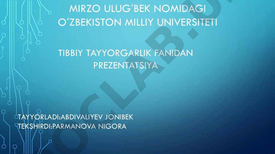 Yurak, o'pka tuzilishi va sun'iy nafas olish