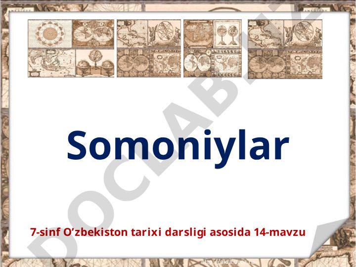 Somoniylar hukmronligi