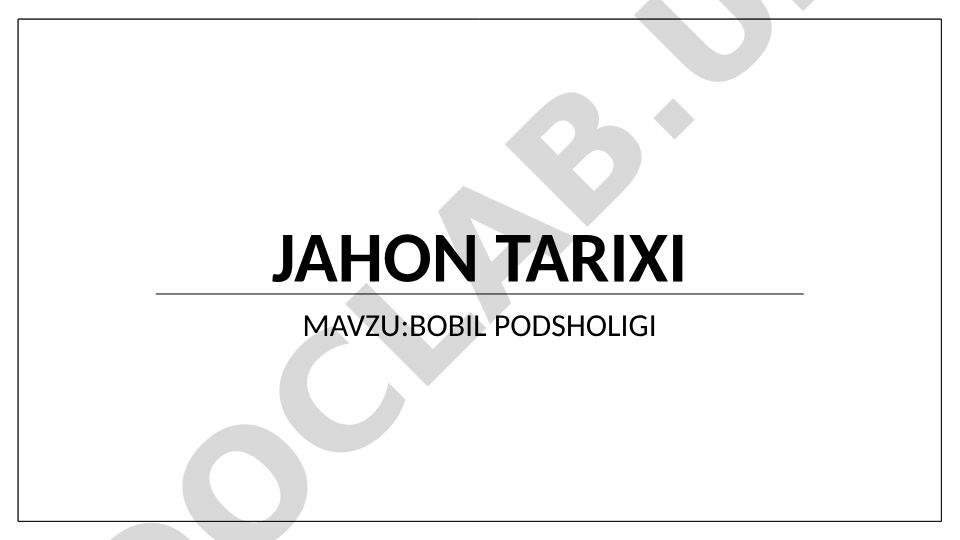Bobillik tarixi: Ossur hukmronligi va Yangi Bobil podsholigi