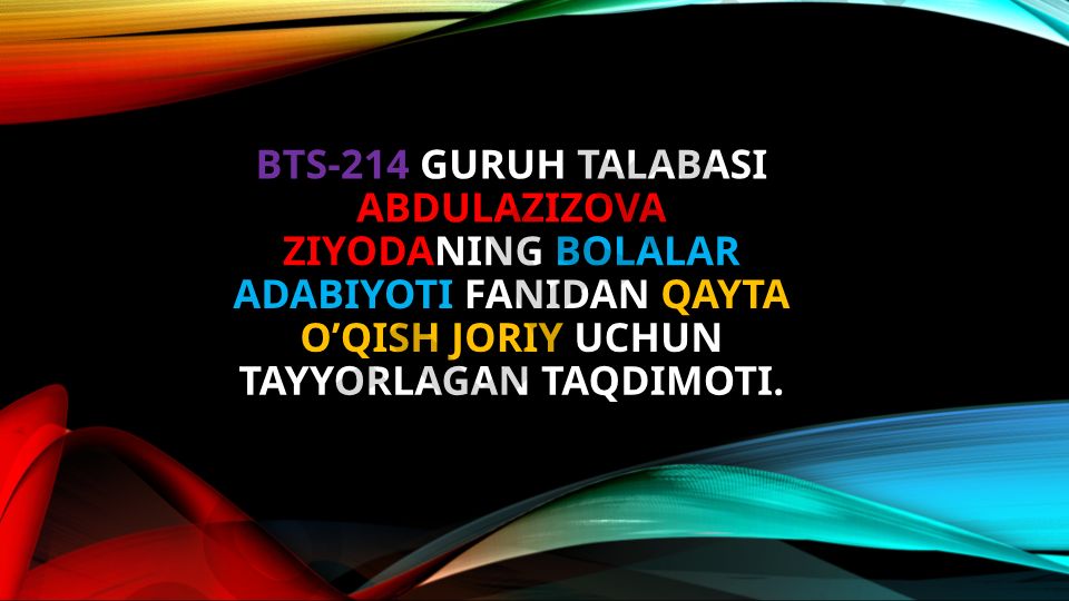 Behbudiy ijodida bolalar tarbiyasi