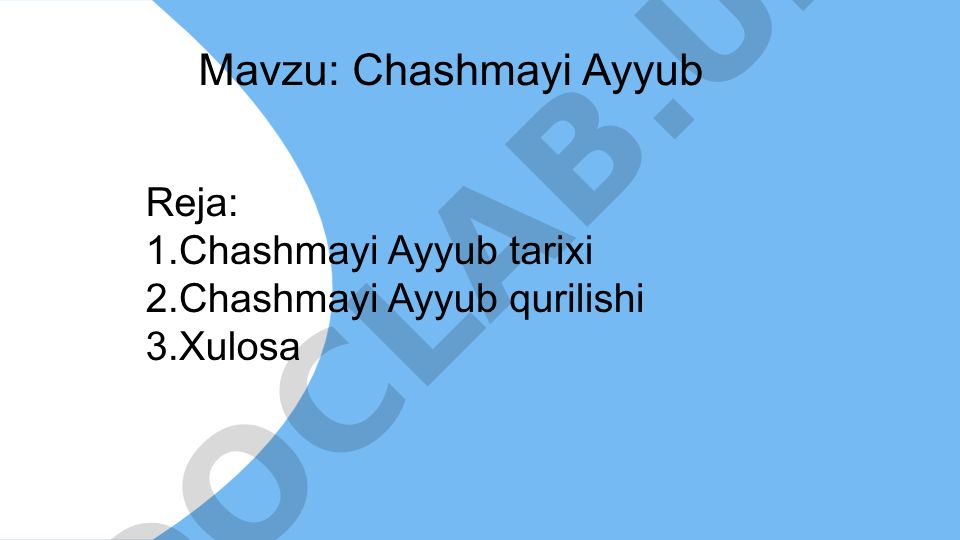 Chashmayi Ayyub