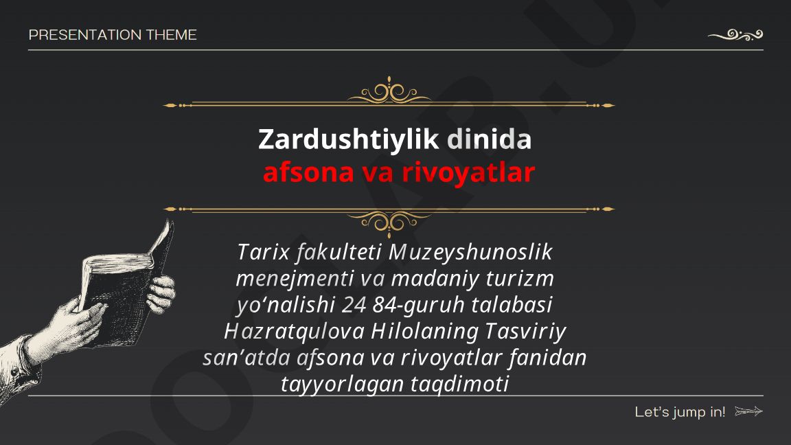 Zardushtiylik dinida afsona va rivoyatlar