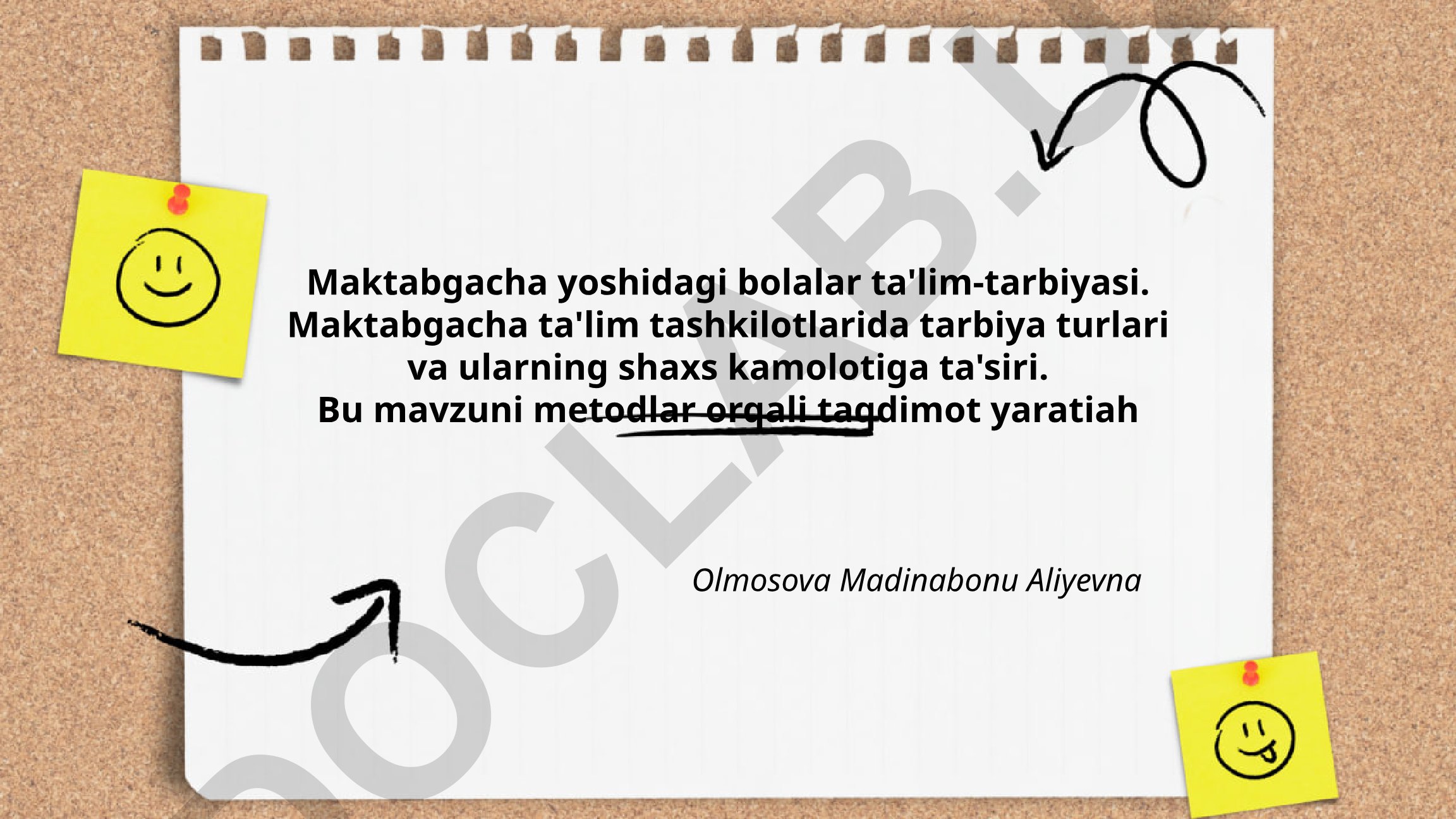 Maktabgacha yoshidagi bolalar ta'lim-tarbiyasi va tarbiya turlarining shaxs kamolotiga ta'siri