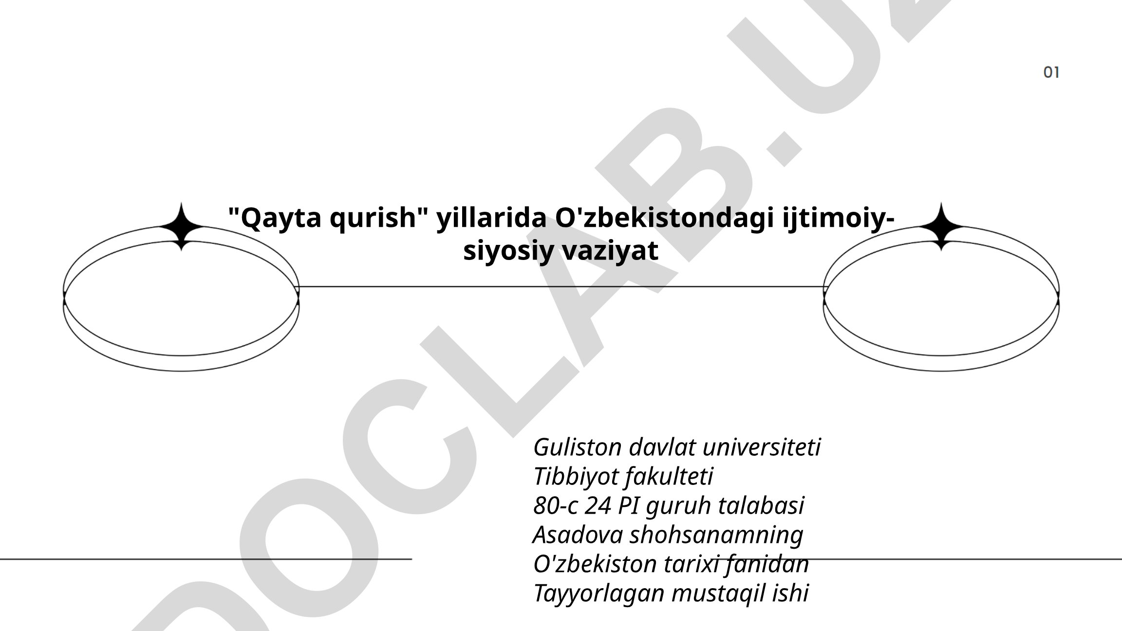 Qayta qurish davrida O'zbekistondagi ijtimoiy-siyosiy vaziyat