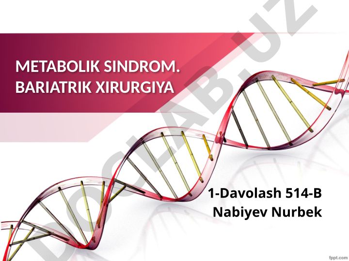 Metabolik sindrom va bariatrik xirurgiya