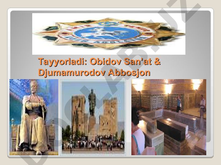 Amir Temur va temuriylar davrida o‘zbek davlatchiligining yuksalishi