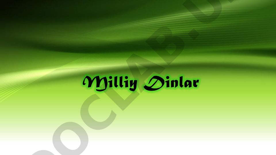 Milliy din tushunchasi va Sintoizmning Yaponiyadagi o'rni