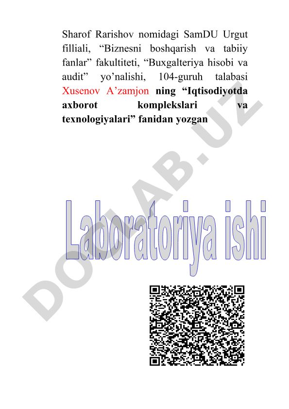 Windows operatsion tizimida fayllar tizimi bilan ishlash