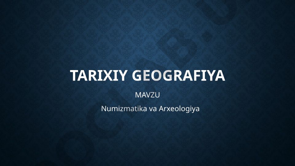 Numizmatika va Arxeologiya: Qadimgi tangalardan nusxalar
