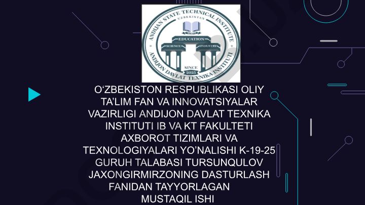Filesystems haqida tushuncha