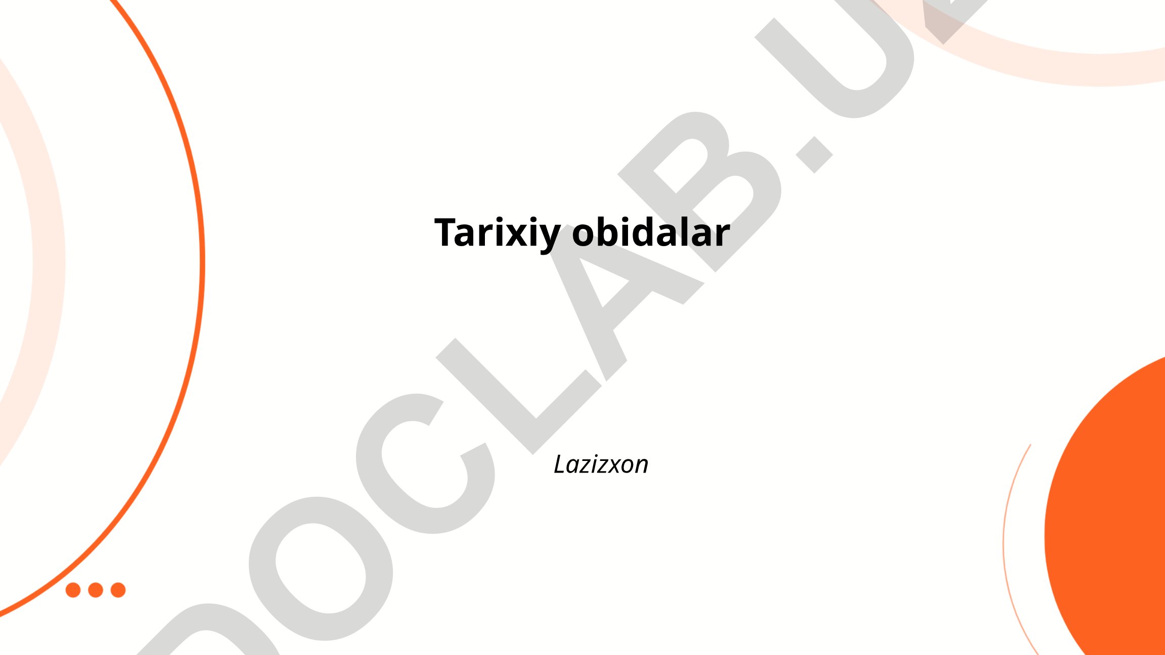 O'zbekiston tarixiy obidalari: Samarqand, Buxoro va Xiva