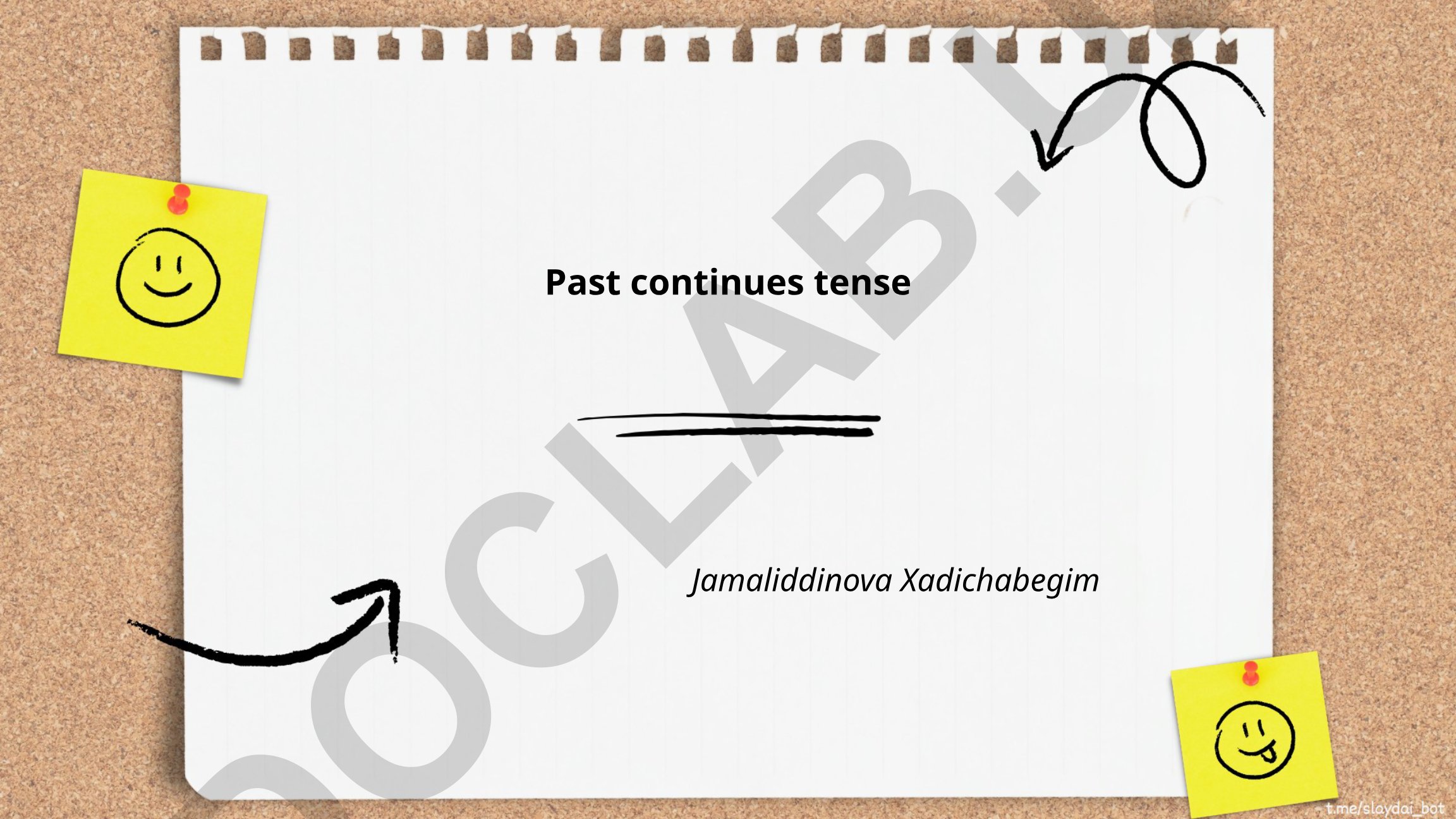 Past Continuous Tense: Formation and Usage