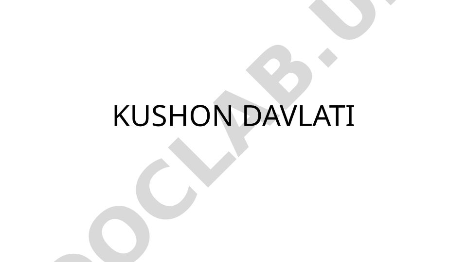Kushon davlati tarixi va madaniyati