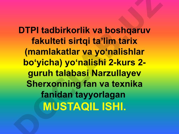 Sharq fanining Yevropaga ta'siri