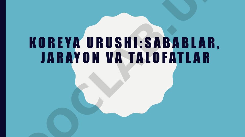 Koreya urushi: sabablar, jarayon va talofatlar