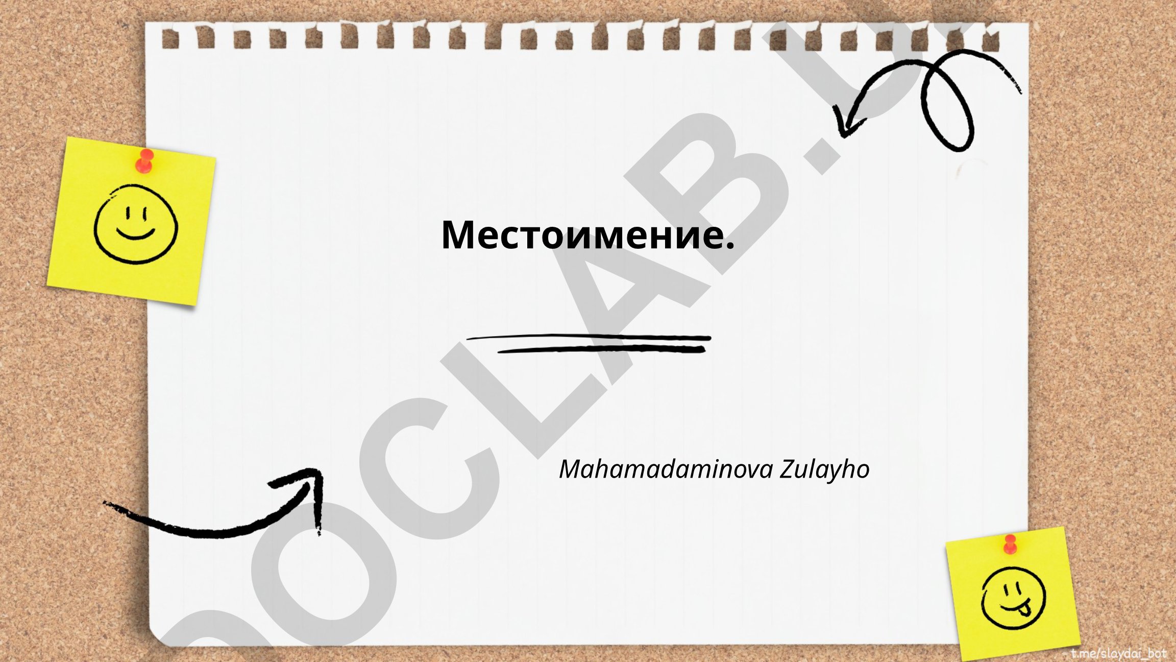 Русский язык: местоимения и их виды