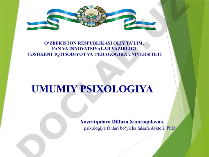 Shaxs psixologiyasi. Psixologiyada shaxs va jamiyat muammosi