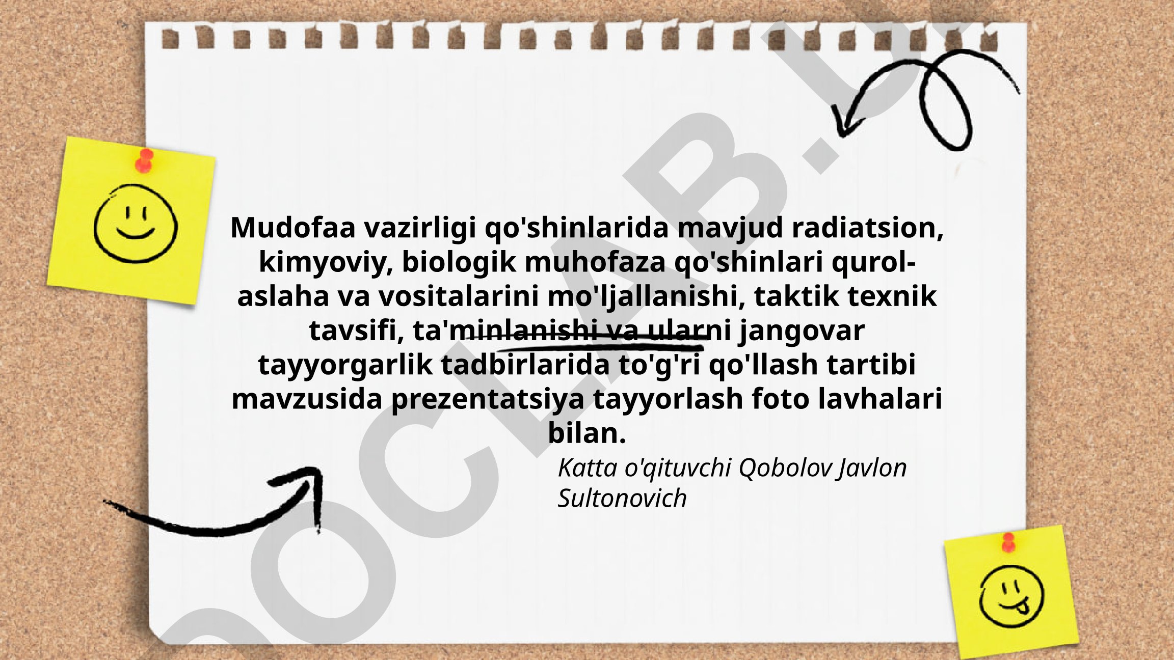 Mudofaa vazirligi qo'shinlarida RKB muhofaza qo'shinlari qurol-aslaha va vositalari