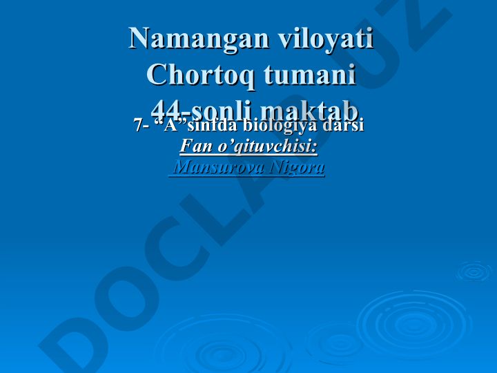Qushlarning ichki tuzilishi, ko'payishi va kelib chiqishi