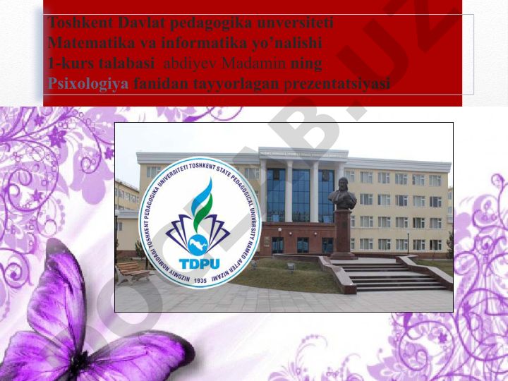 Go'daklik davrida psixik rivojlanishda kattalar bilan emotsional muloqotning ahamiyati