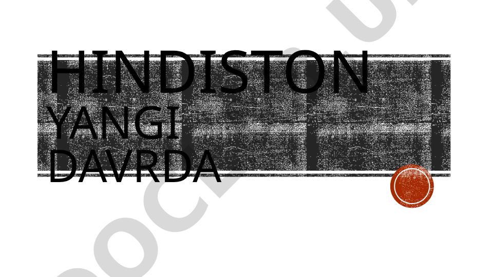 Hindiston yangi davrda