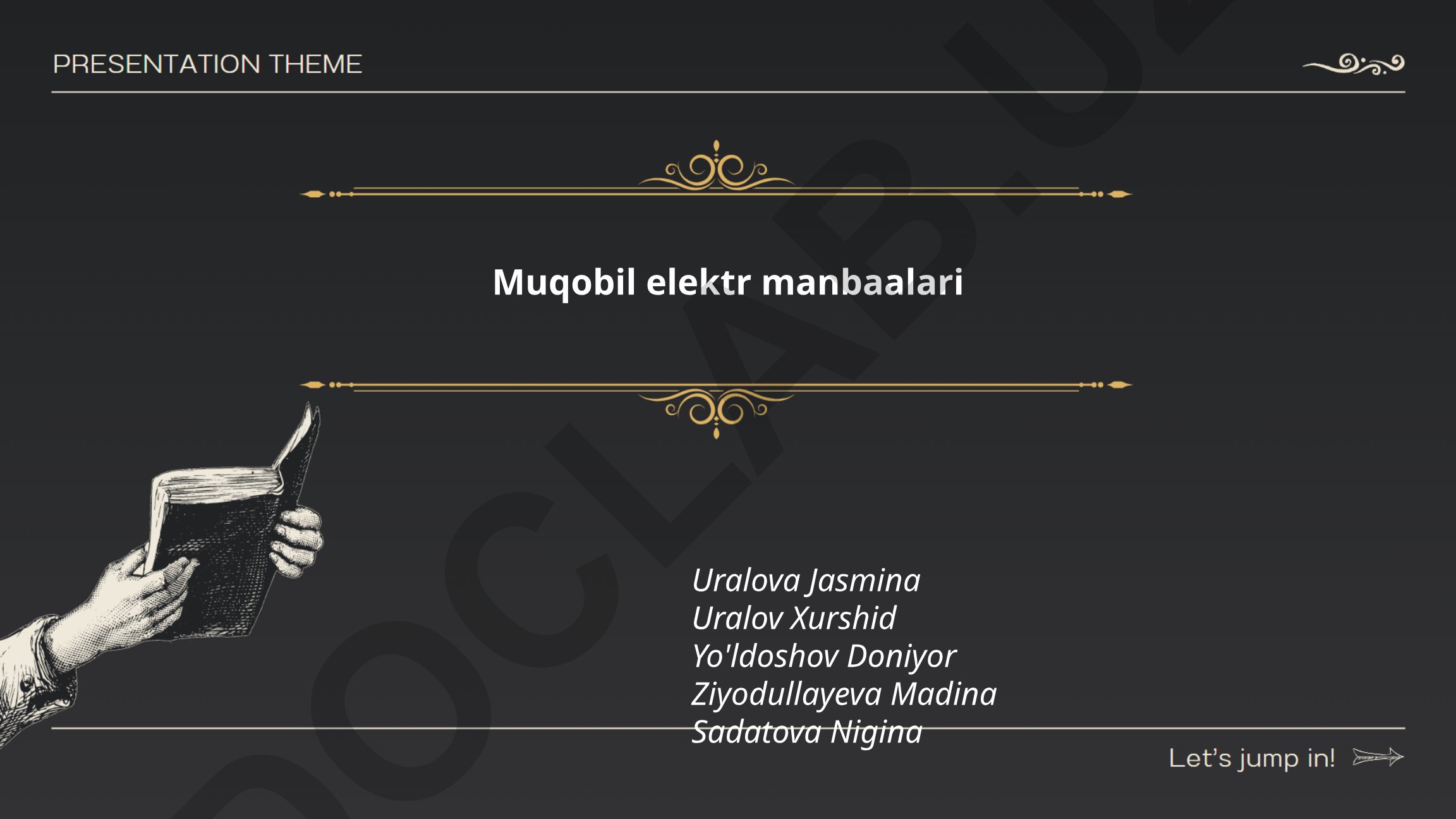 Muqobil elektr manbaalari: quyosh va shamol energetikasi