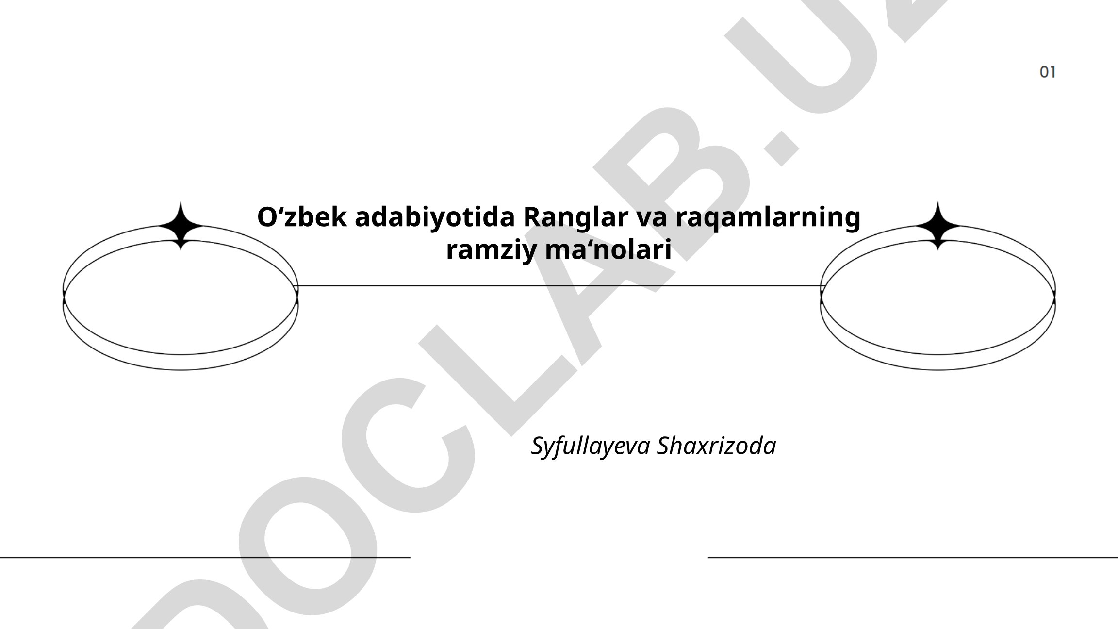 O‘zbek adabiyotida ranglar va raqamlarning ramziy ma’nolari