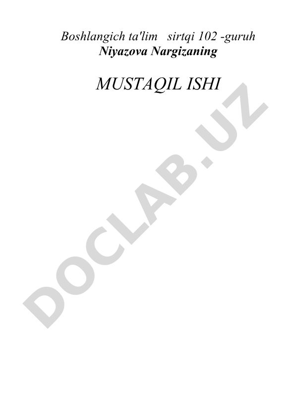 Nafas tizimini yosh xususiyatlari va gigiyenasi
