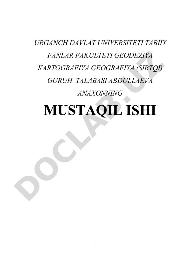 Geografiyaning rivojlanish bosqichlari