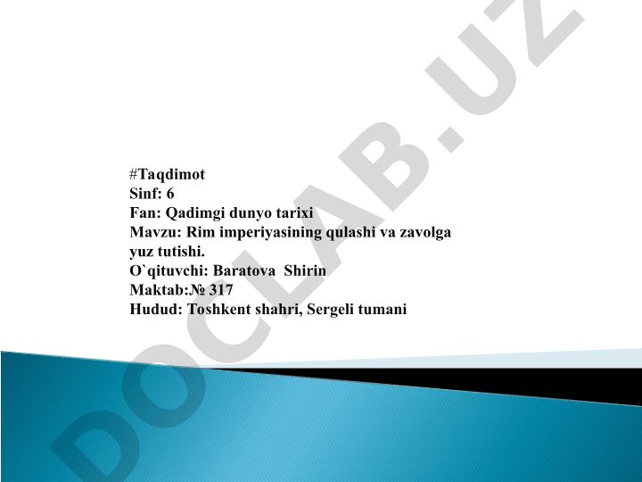 Rim imperiyasining qulashi va zavolga yuz tutishi