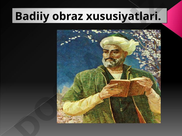Badiiy obraz xususiyatlari va obrazli tafakkur