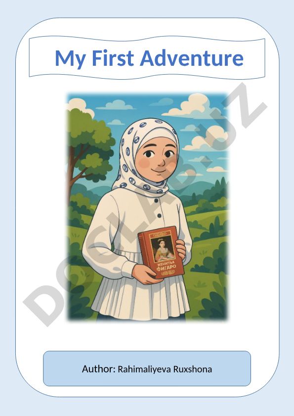 Maktabgacha yoshdagi bolalar uchun "My First Adventure" ishchi daftari