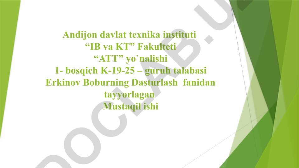 O‘quvchilar uchun test tizimi yaratish (savollarni fayldan o‘qish bilan)