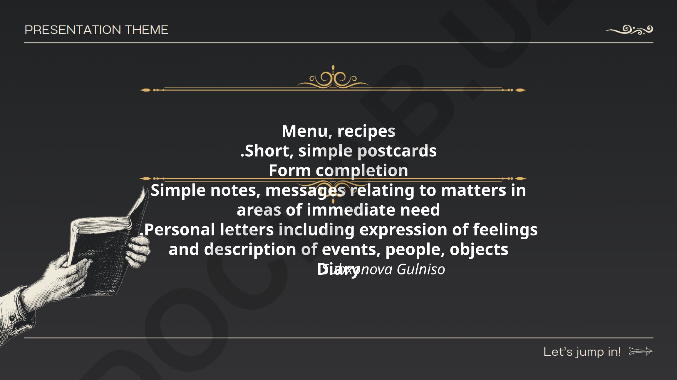 Creating breakfast and café menus with meal planning