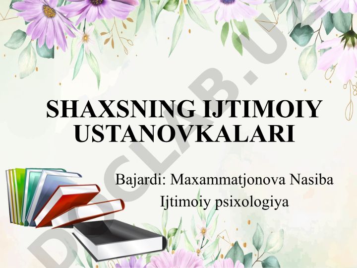 Ijtimoiy ustanovkalarning xulq-atvorga ta'siri va o'zgartirish muammolari