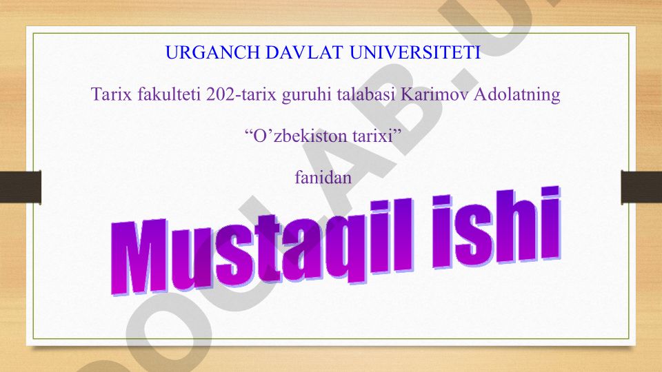 Xiva xonligida qo'ng'irotlar sulolasining hokimiyati va ijtimoiy-iqtisodiy hayoti