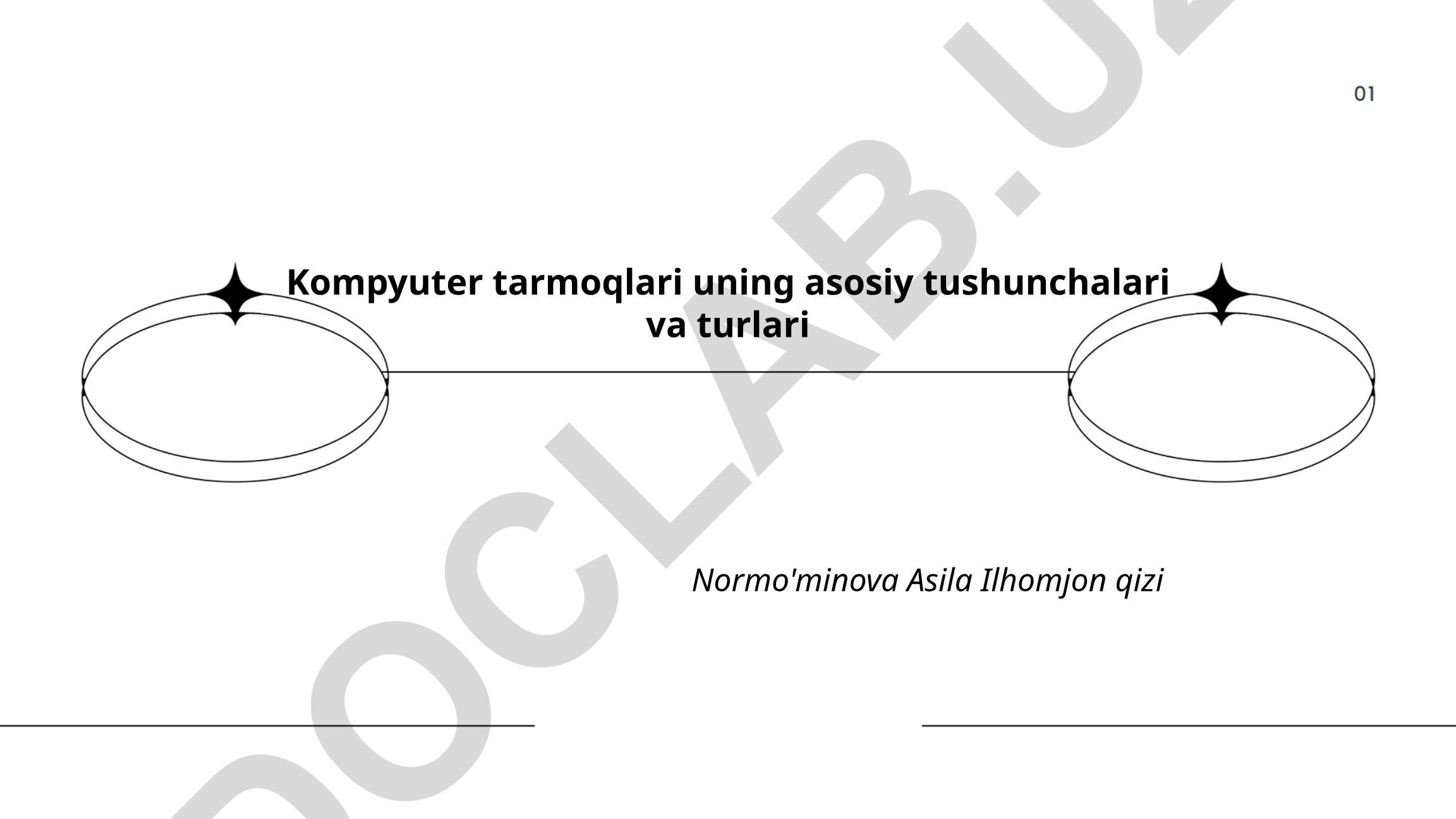 Kompyuter tarmoqlari uning asosiy tushunchalari va turlari