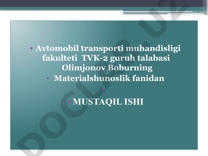 Metallar qattiqligini aniqlash usullari