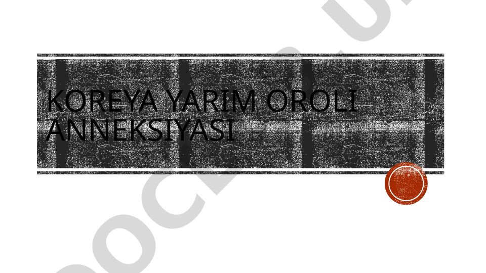 Koreya yarim oroli Anneksiyasi va Yaponiya-Rossiya munosabatlari