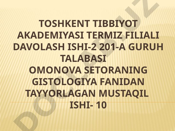Ta'm bilish a'zosi