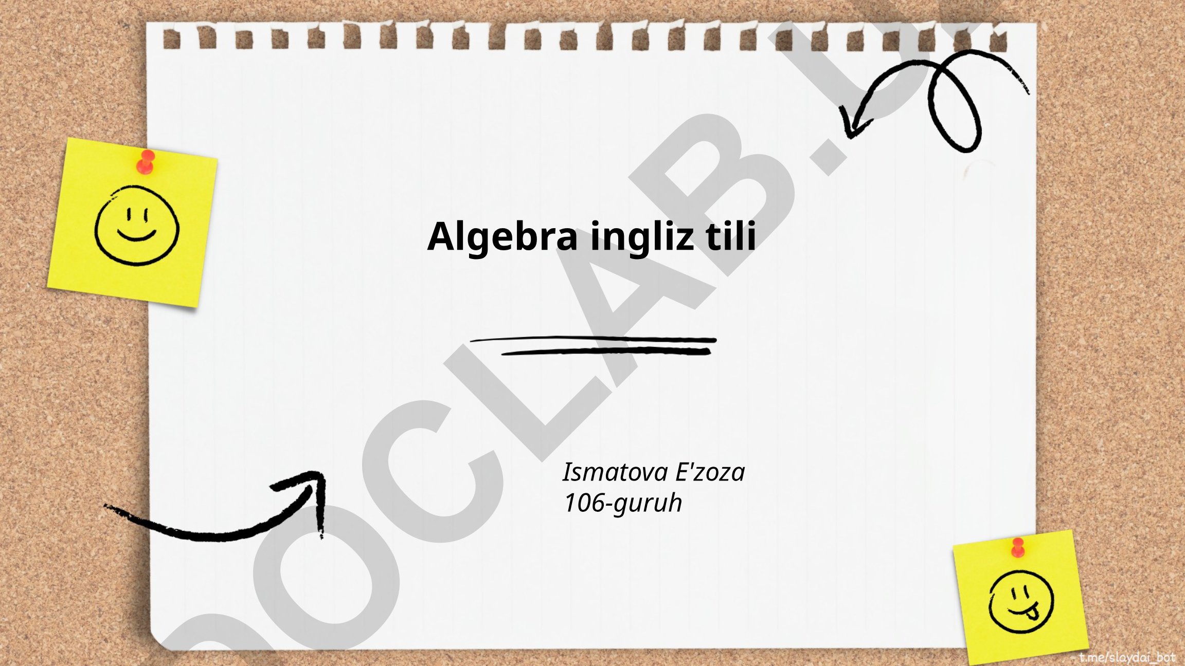 Algebra: Linear and Quadratic Equations