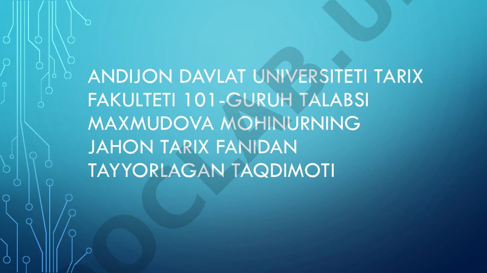 Jahon tarix fani